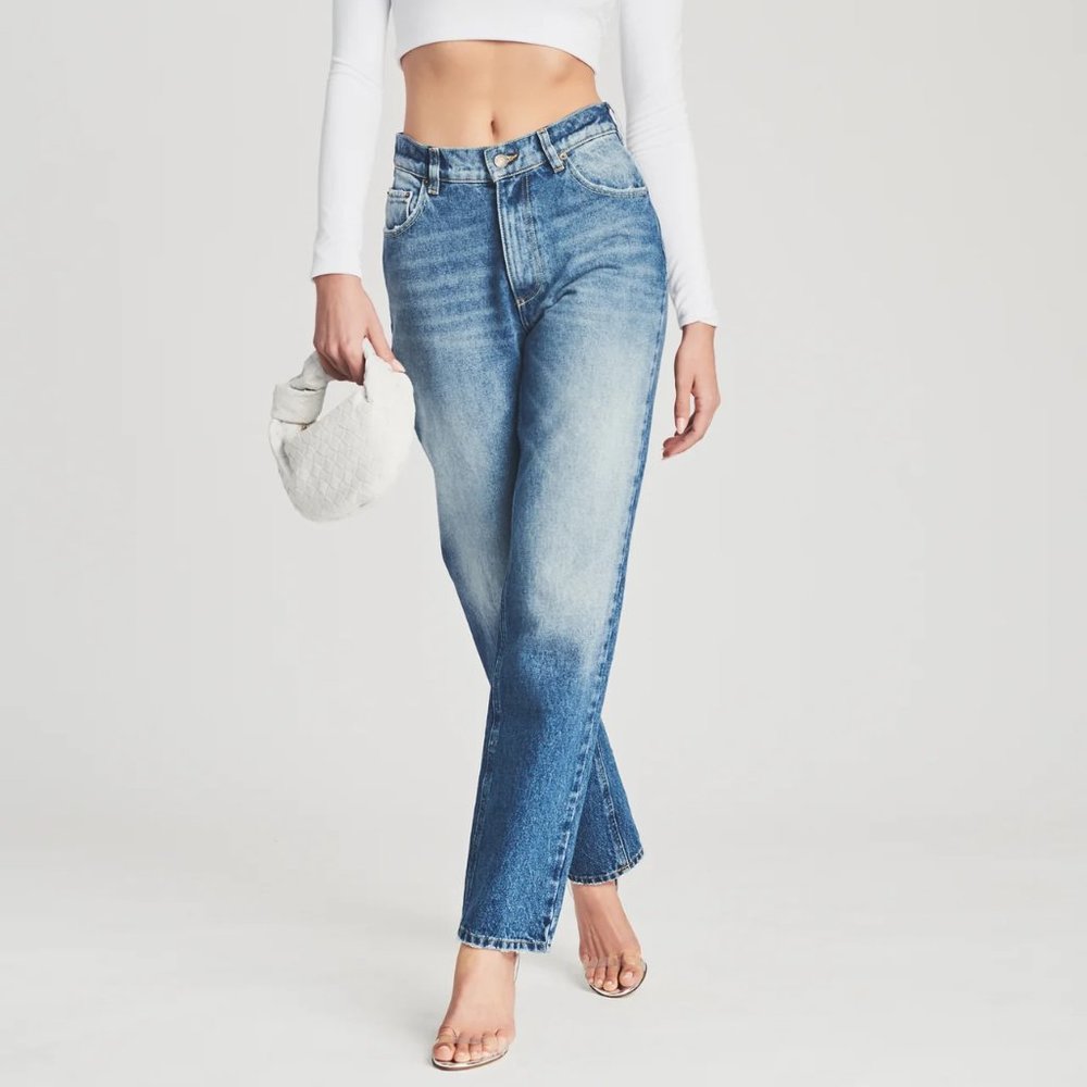 MAGGIE MID RISE JEAN SER.O.YA IN TAHOE - Small Denim New With Tags